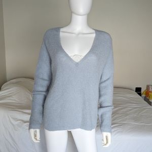 NWT SÉZANE blue gray sweater